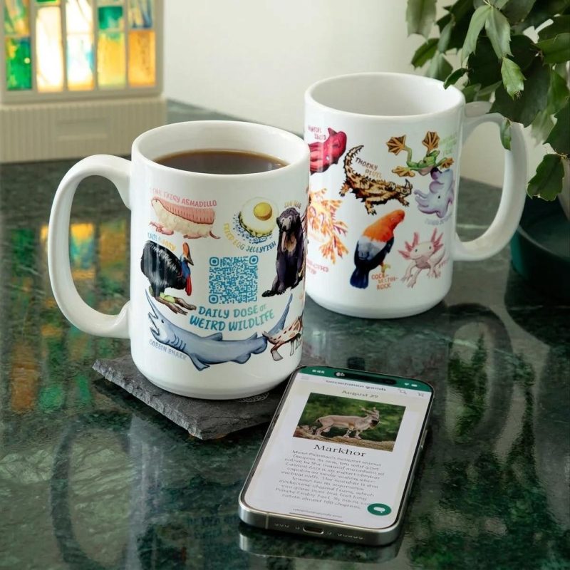 Interactive Weird Animals Qr Coffee Mug