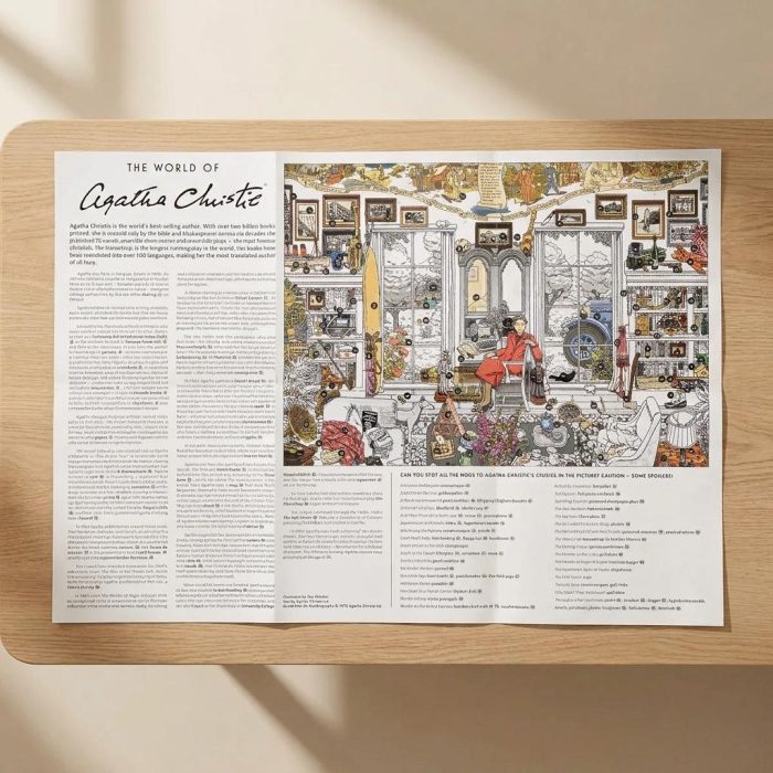 Intricate Spot The Hidden Clues Agatha Christie Puzzle 1