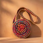 Kaleidoscopic Repurposed Sari Crossbody Bag