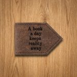 Keep Reality Away Pu Leather Magnetic Bookmark 1