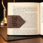 Keep Reality Away Pu Leather Magnetic Bookmark