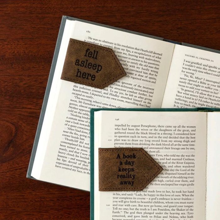 Keep Reality Away Pu Leather Magnetic Bookmark 3