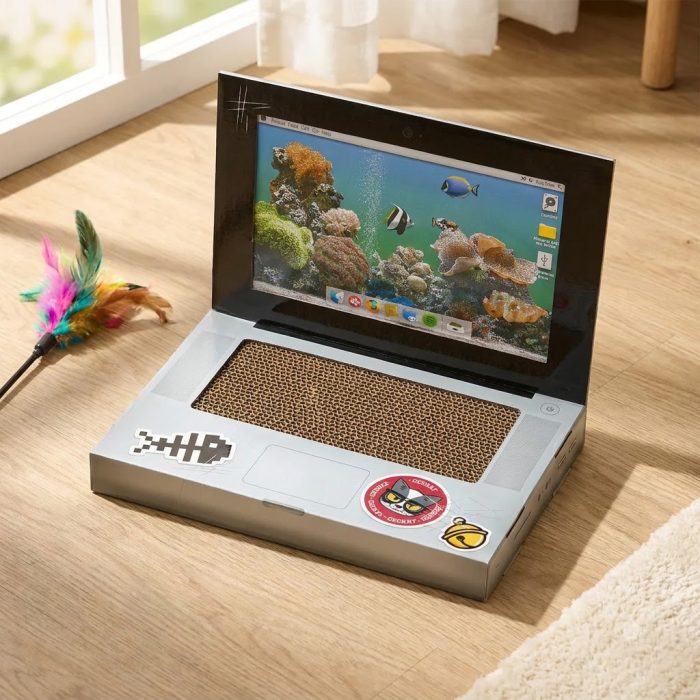 Laptop Cat Scratching Pad 1