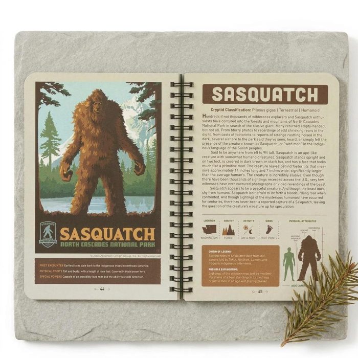 Legends Of The National Parks Cryptid Guide Book 1