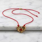 Meaningful Mended Heart Bronze Necklace 2