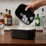 Modern Ice Cube Tray & Storage Bin 1