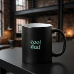 Mostly Cool Sometimes Hot Dad Ceramic Color Change Mug