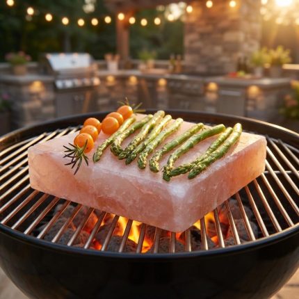 Natural Pink Himalayan Salt Bbq Cooking And Serving Plank