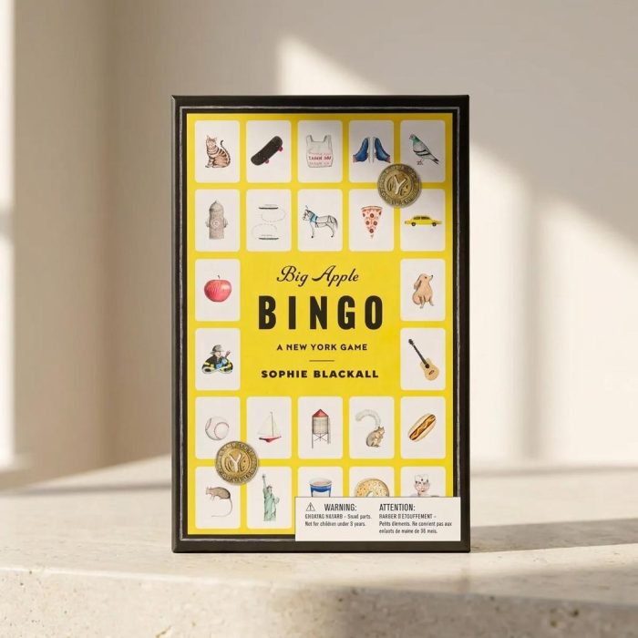 New York City Big Apple Illustrated Bingo Game 2