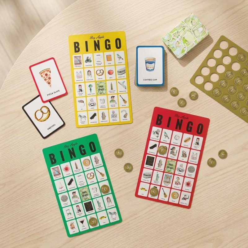 New York City Big Apple Illustrated Bingo Game