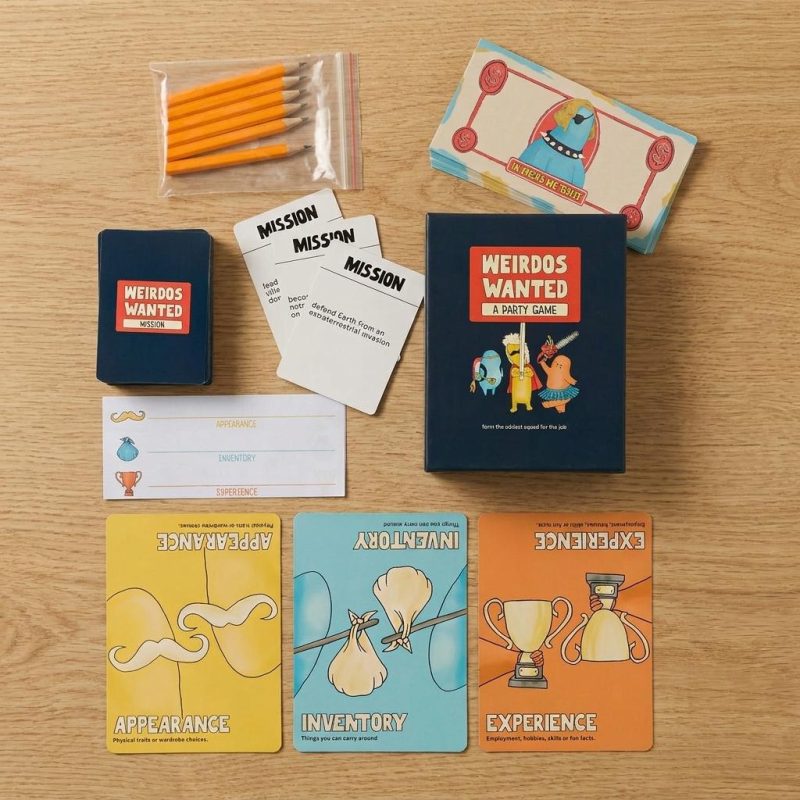 Outrageous Weirdos Wanted Party Game