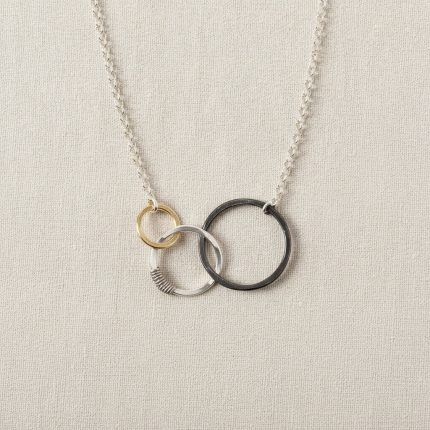 Past Present Future Sterling Silver Necklace 1