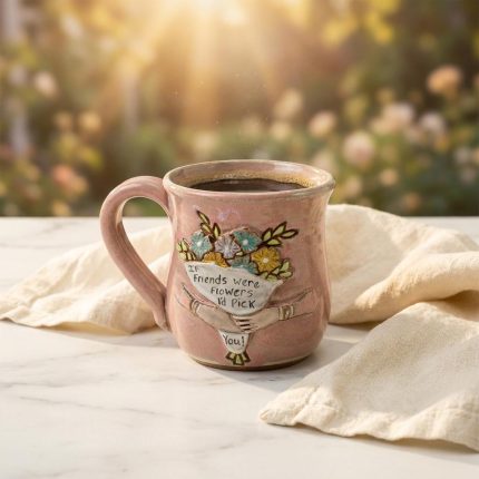 Personalized If Friends Were Flowers Ceramic Mug 2