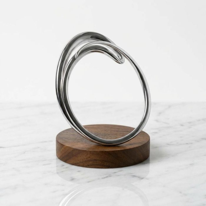 Personalized Stainless Steel Custom Golf Swing Sculpture 1