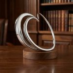 Personalized Stainless Steel Custom Golf Swing Sculpture