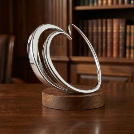 Personalized Stainless Steel Custom Golf Swing Sculpture