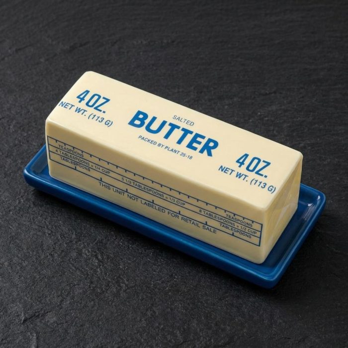 Playful Ceramic Butter Dish 3