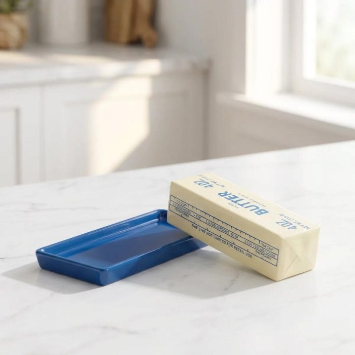 Playful Ceramic Butter Dish 4