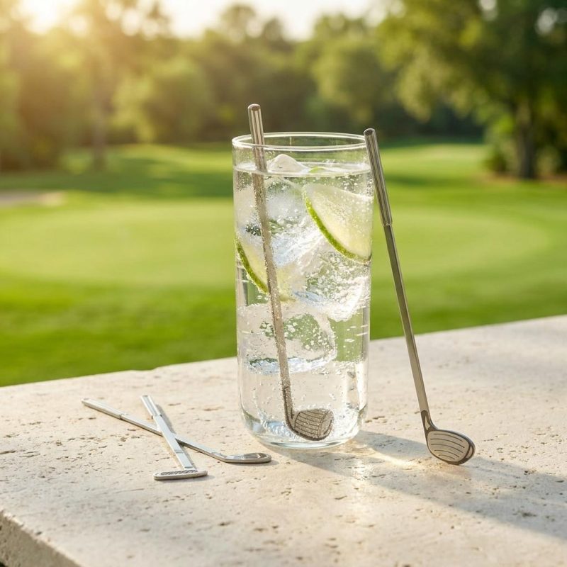 Premium 19th Hole Cocktail Stirrers Set