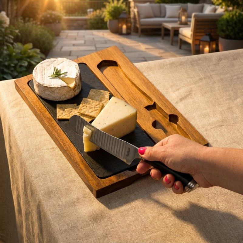 Premium Chill & Slice 3-piece Cheeseboard Set