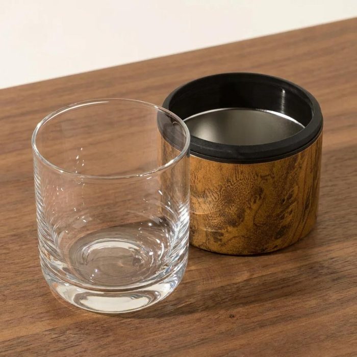 Premium Insulated Whiskey Sleeve & Glass Set 1