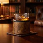 Premium Insulated Whiskey Sleeve & Glass Set