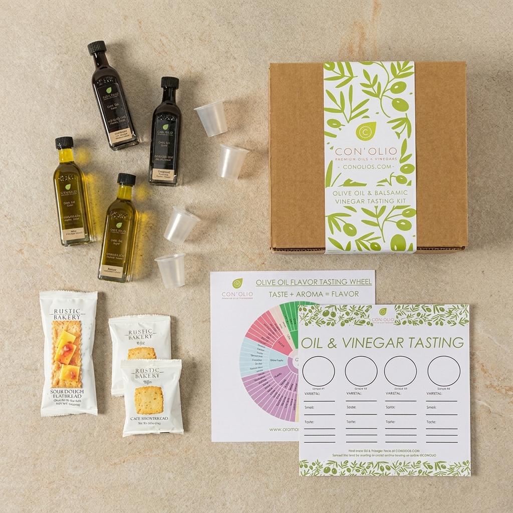 Premium Olive Oil & Balsamic Tasting Experience Kit Premium Olive Oil & Balsamic Tasting Experience Kit