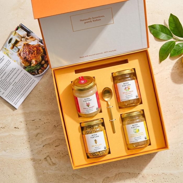 Premium Taste Of Italy Naturally Infused Raw Honey Set 1
