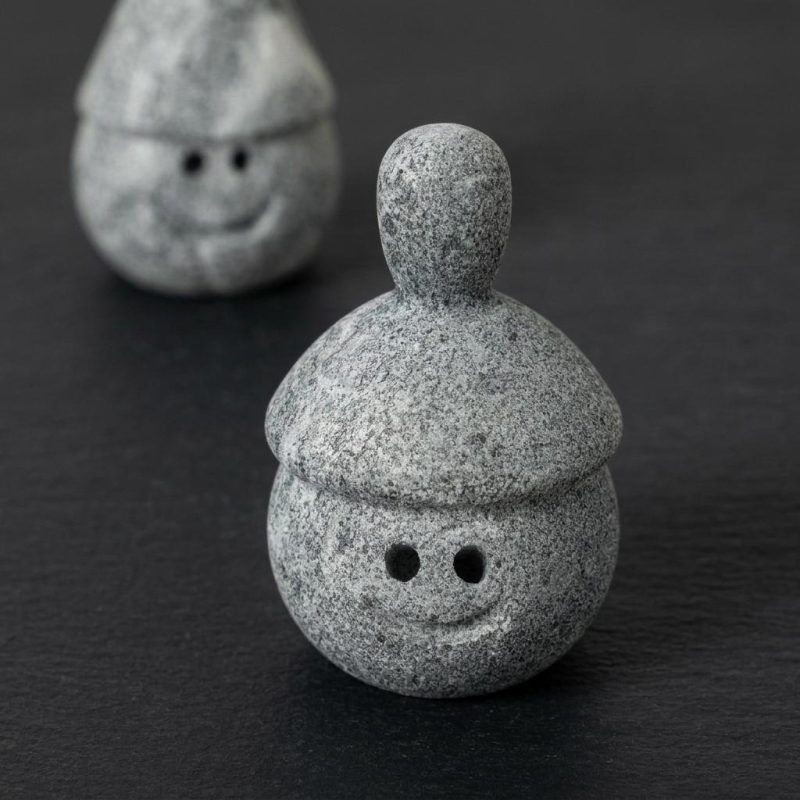 Relaxing Hand-massaging Gnome Stones Set Of 2 1
