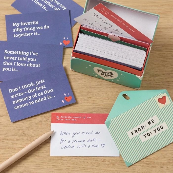 Romantic From The Heart Prompted Love Notes For Couples 3