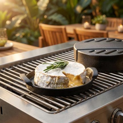 Rustic Cast Iron Brie Baker