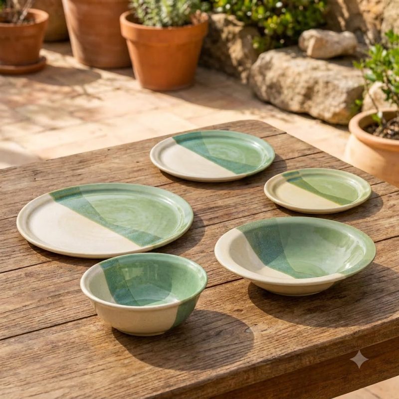 Sandstone Sage Ceramic Dinnerware