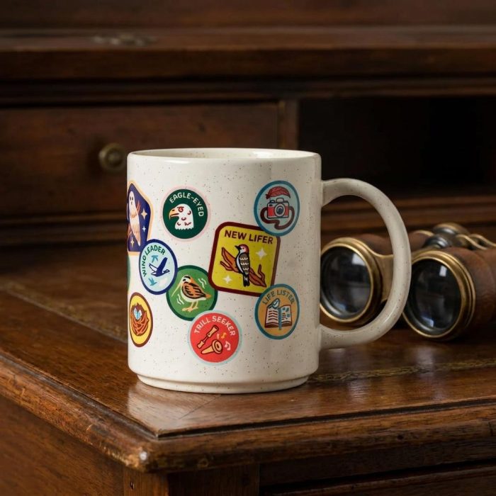 Speckled Bird Nerd Badge Ceramic Mug 2