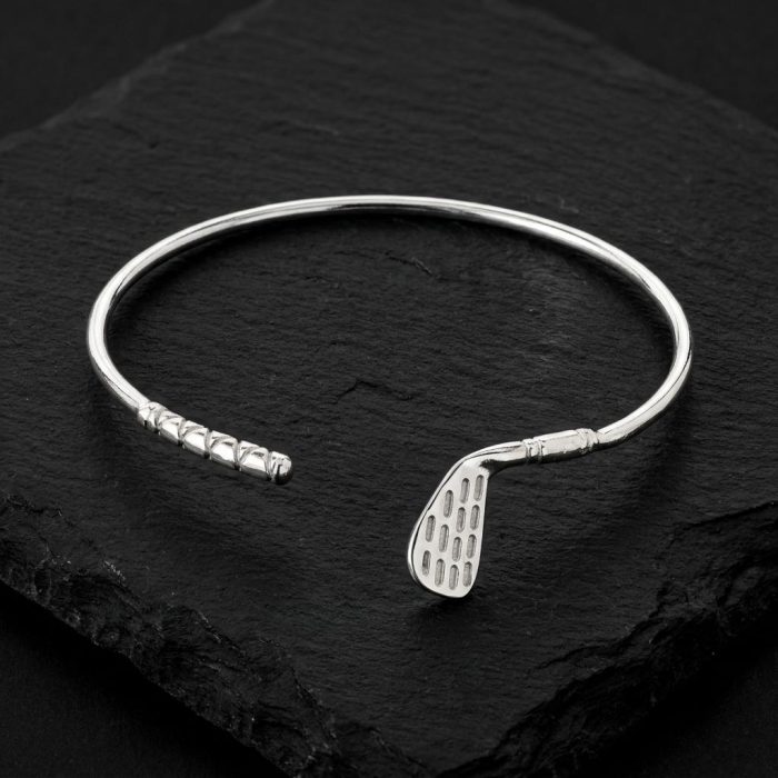 Sterling Silver Golf Club Adjustable Bracelet 1