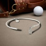 Sterling Silver Golf Club Adjustable Bracelet