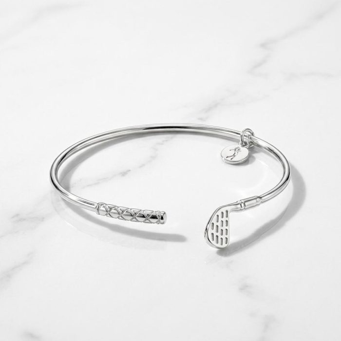 Sterling Silver Golf Club Adjustable Bracelet 2