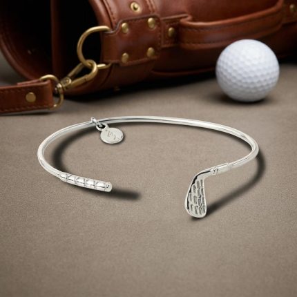 Sterling Silver Golf Club Adjustable Bracelet