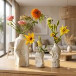 Terrazzo Concrete Garbage Vases