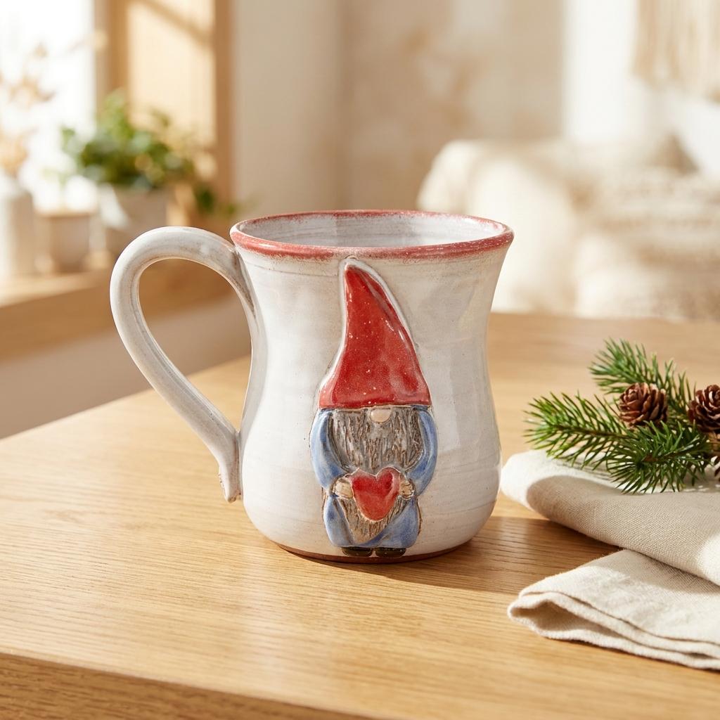 The Little Love Gnome Ceramic Mug The Little Love Gnome Ceramic Mug
