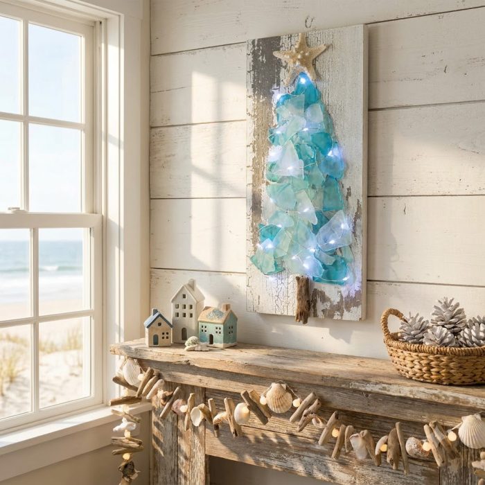 Twinkling Sea Glass Diy Christmas Tree Kit