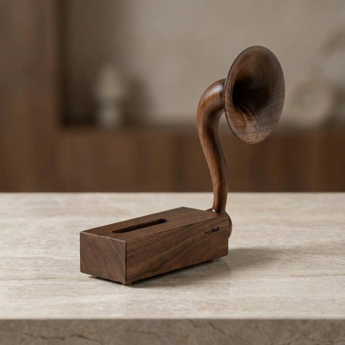 Vintage Acoustic Gramophone Amplifying Speaker (3)