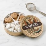 Vintage-style Mexican Wedding Cookie Variety Tin 1