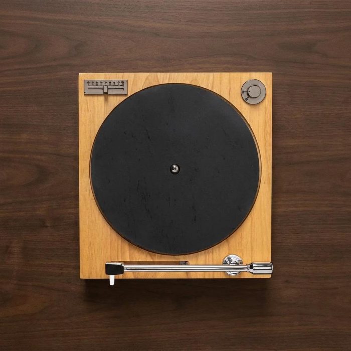 Vintage Vinyl Record Player Turntable Cheese Board 2