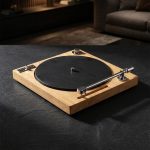Vintage Vinyl Record Player Turntable Cheese Board 4