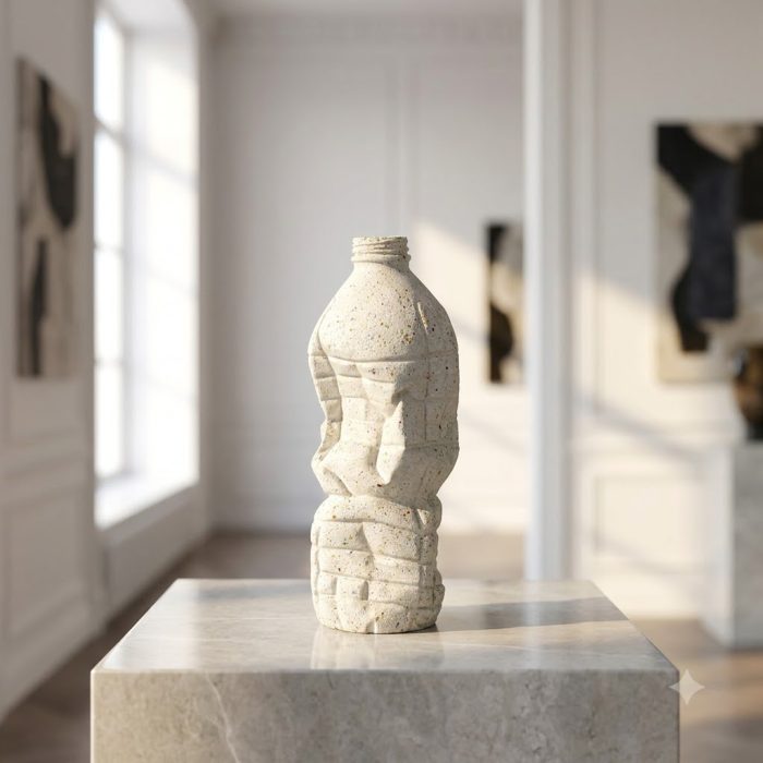 Water_bottle Terrazzo Concrete Garbage Vases