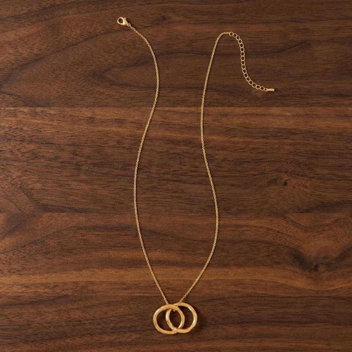 We Are One Interlocking Bronze Necklace 2