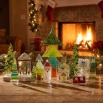 Whimsical Handmade Glass Santa 2