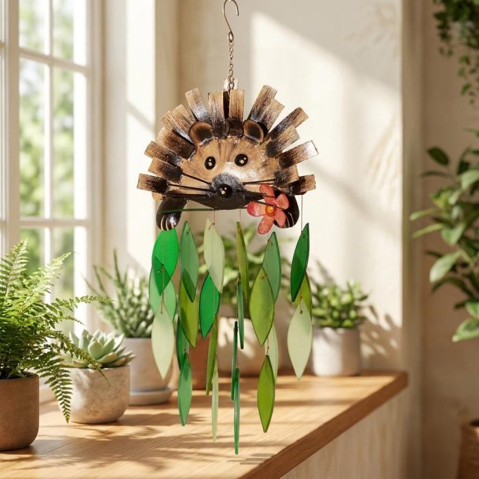 Whimsical Harold The Hedgie Wind Chime 1