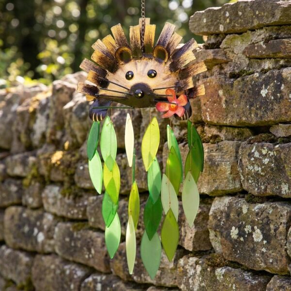 Whimsical Harold The Hedgie Wind Chime