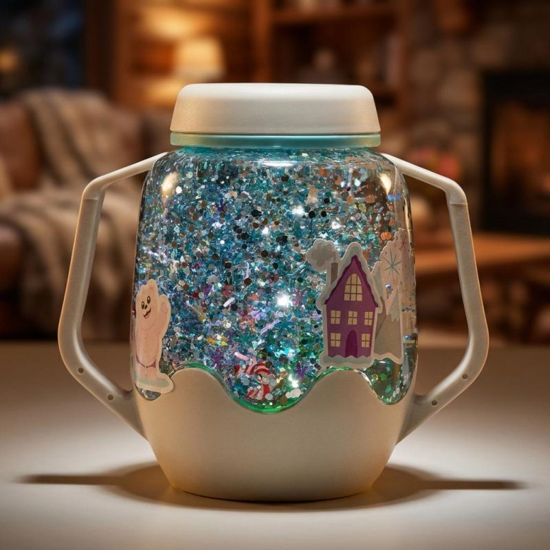 Winter Snow Globe Light Up Sensory Jar Play Set